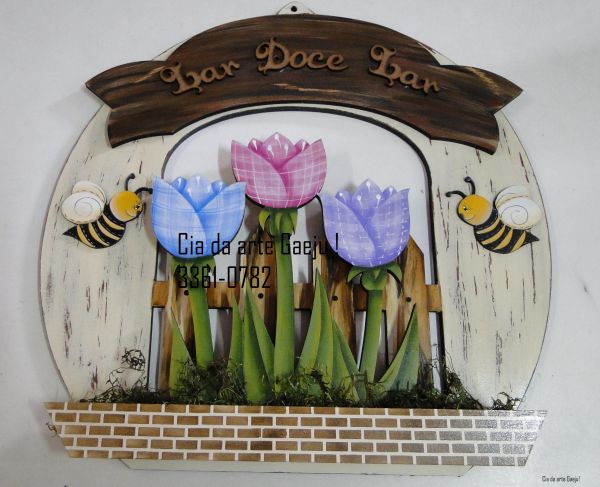 guirlanda 3 tulipas crua